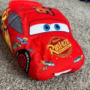 Disney Cars Lightning McQueen Plush Toy Convertible to Yellow Dinoco Collectible